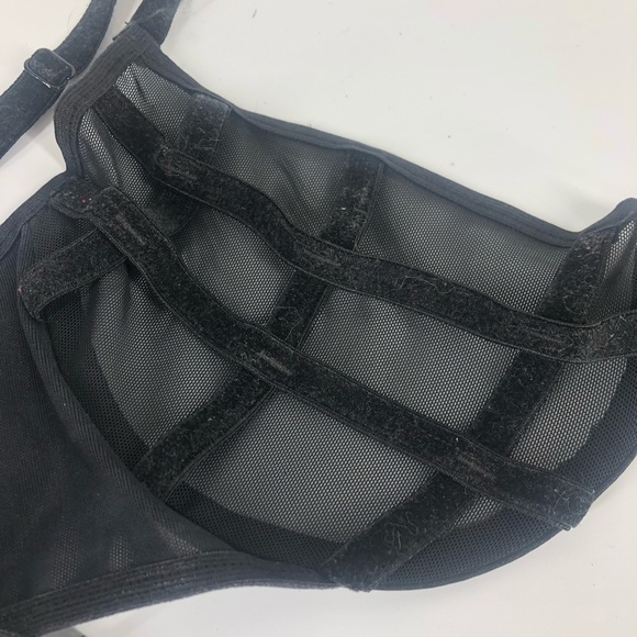 SPELLBOUND BLACK CAGE BRA M/M - Picture 5 of 7